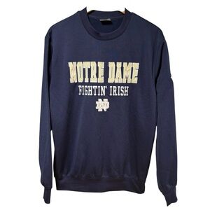 Stadium‎ Athletics Notre Dame Fighting Irish Navy  Crewneck Sweatshirt Med #733
